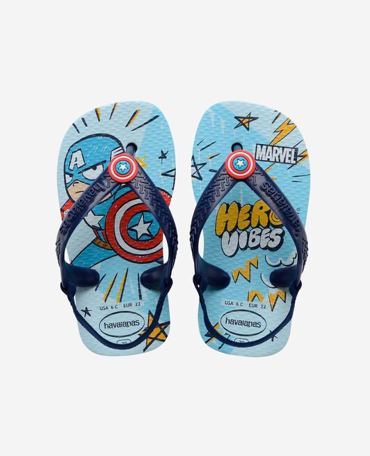 INFRADITO BABY MARVEL BLUE WATER HAVAIANAS BAMBINO