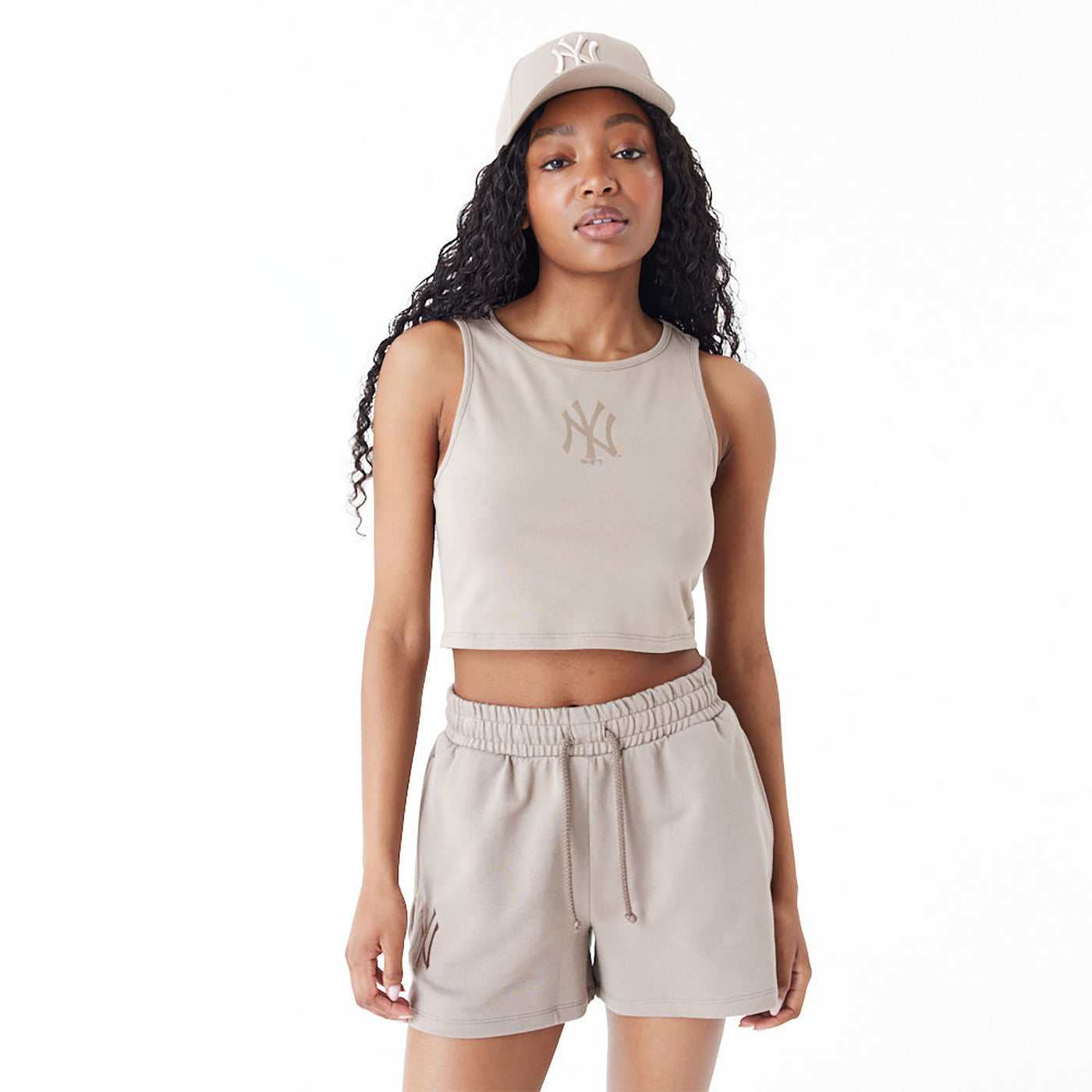 CROP TOP NEW YORK YANKEES MLB LIFESTYLE MARRONE NEW ERA DONNA