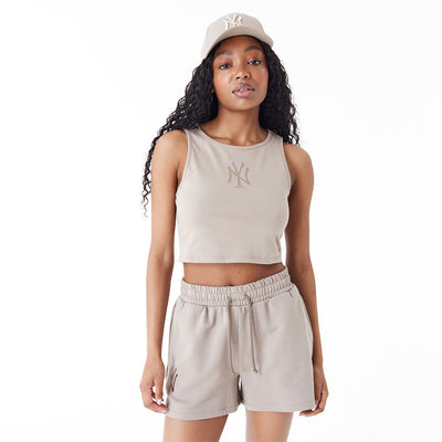 CROP TOP NEW YORK YANKEES MLB LIFESTYLE MARRONE NEW ERA DONNA