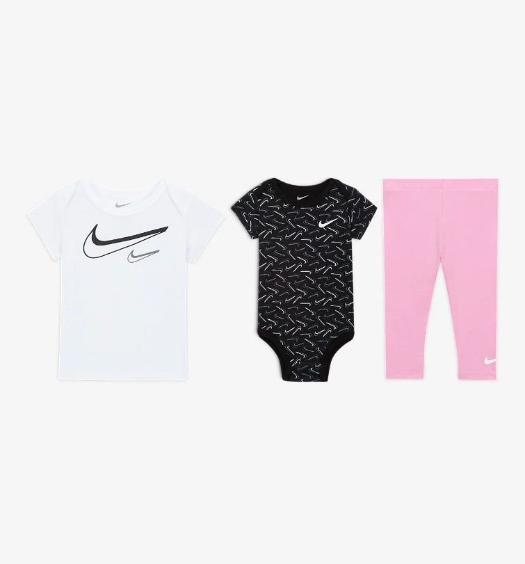 COMPLETO NIKE SWOOSH LOGO 3PC BAMBINA