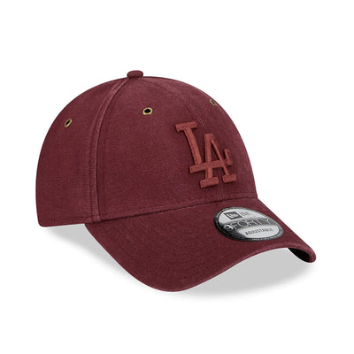 CAPPELLO 9FORTY LA DODGERS WASHED CANVAS BORDEAUX NEW ERA UOMO