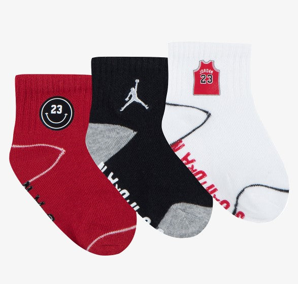 SET CALZINI JHN ICON PATCHES 3PK NIKE JORDAN BAMBINO