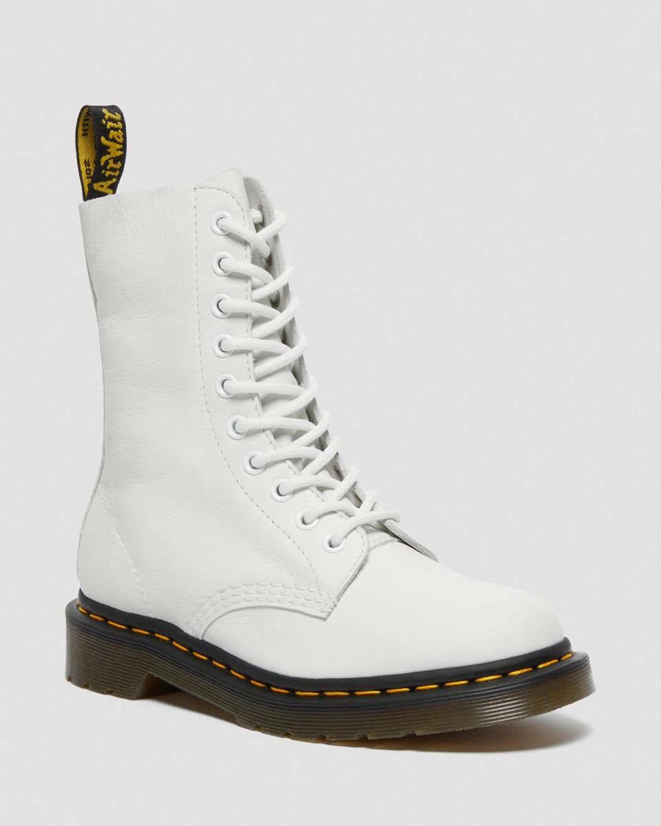 STIVALETTI 1490 OPTICAL WHITE DR.MARTENS DONNA