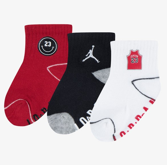 SET CALZINI JHN ICON PATCHES 3PK NIKE JORDAN BAMBINO